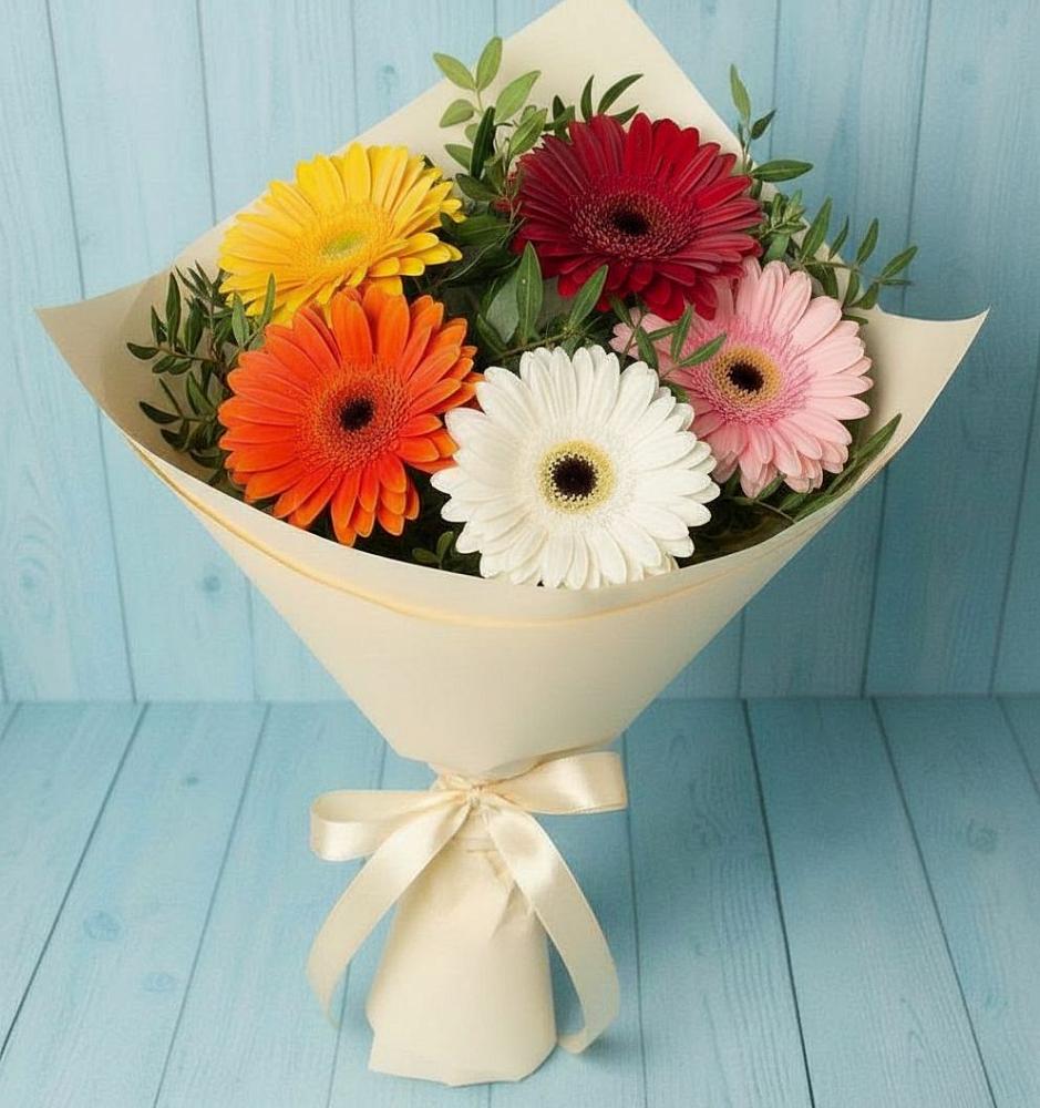 Букет цветов из: Герберы в Мортке