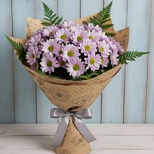 Букет цветов из:  Хризантемы #REPLACE_PRED# Мортке