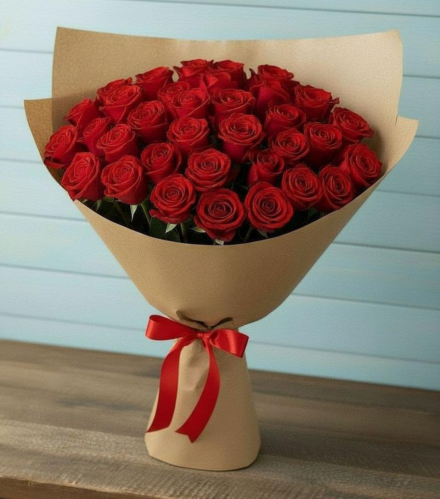 Букет Красные розы Милано в Мортке