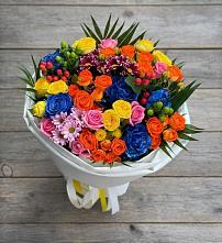 Букет цветов из:  Розы и Хризантемы в Мортке