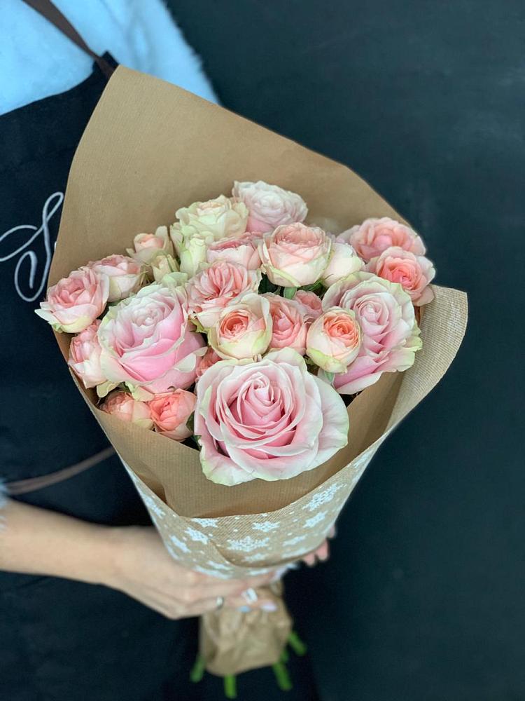 Букет цветов из: Хризантемы и Розы в Мортке