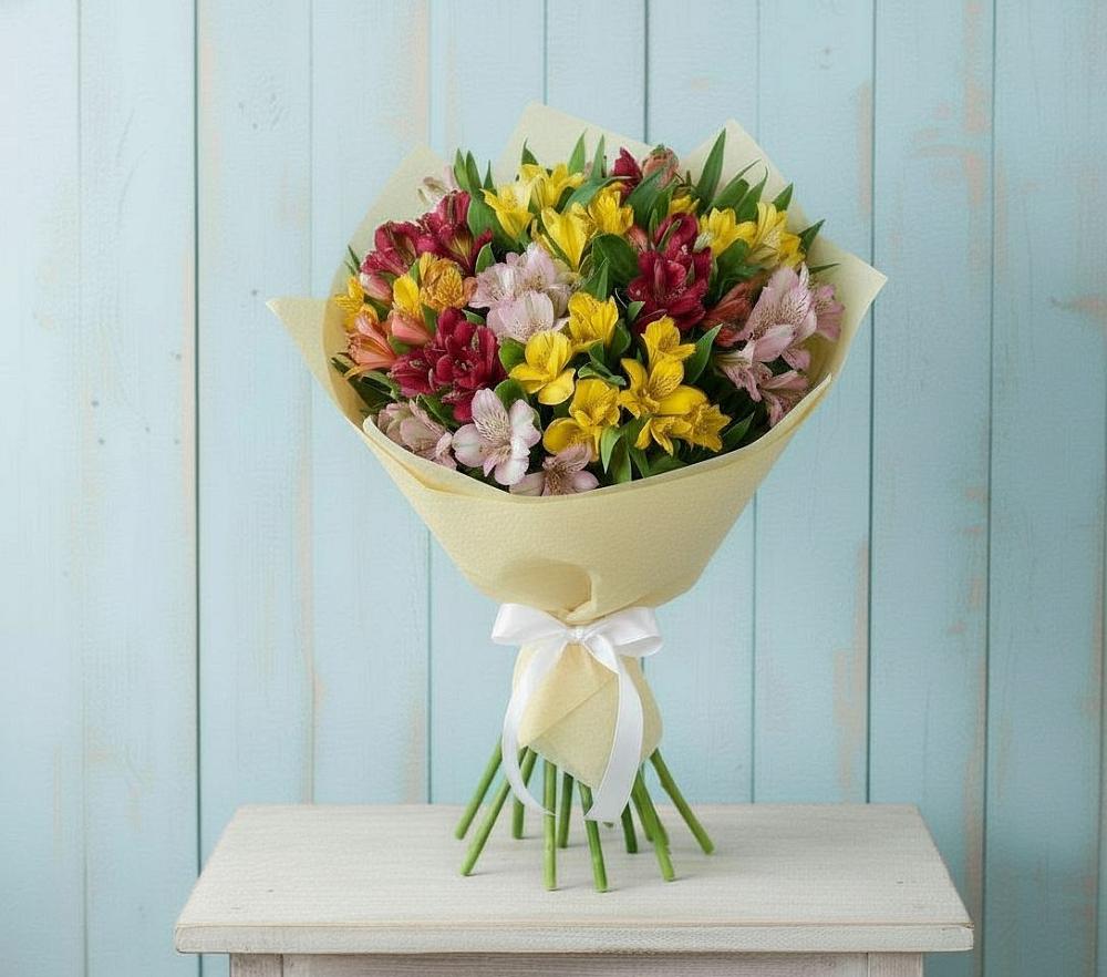 Букет цветов из: Альстромерии в Мортке
