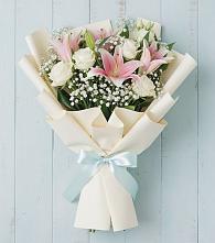 Букет цветов из:  Лилии в Мортке