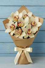 Букет цветов из:  Орхидеи и Розы в Мортке