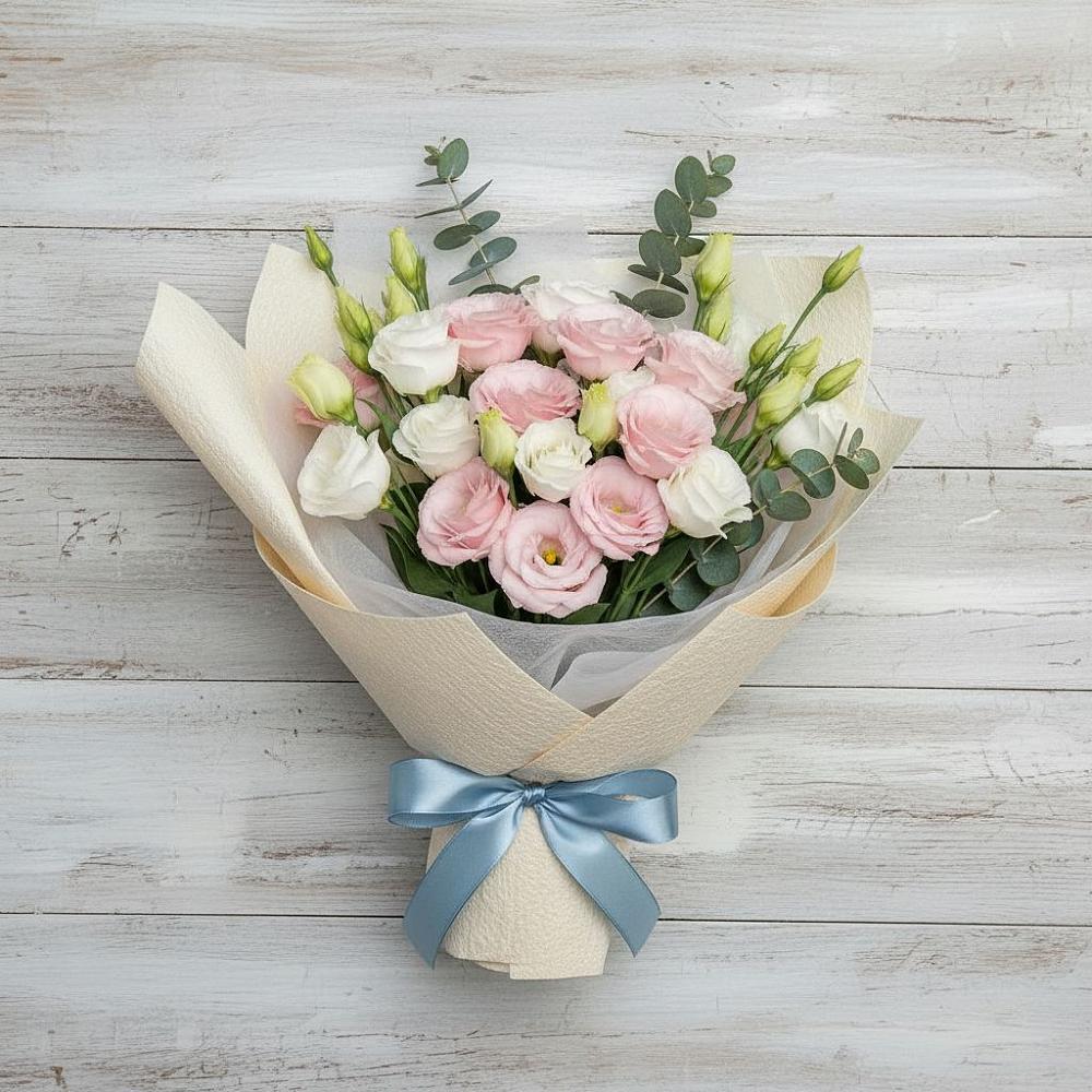 Букет цветов из: Лизиантусы в Мортке